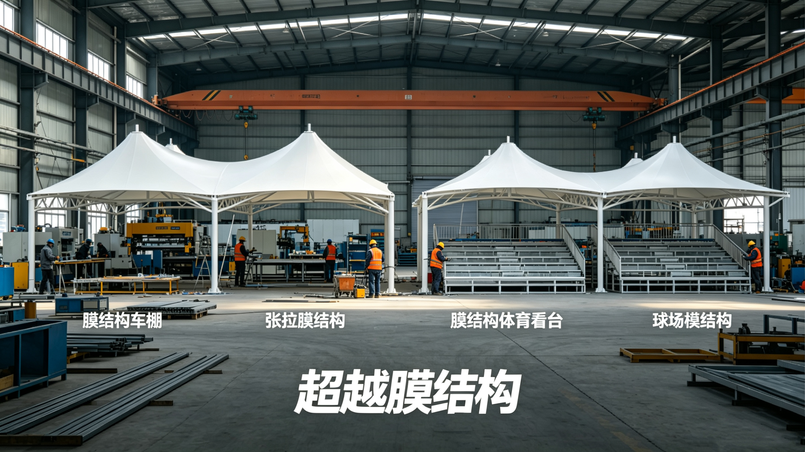 邢台市膜结构工程膜结构车棚 - 一站式服务